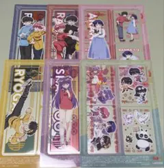 らんま1/2 ローソンコラボ　クリアシート　全6種セット