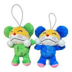 ニャンちゅう カラフルマスコット プライズ まとめ売り ブルー グリーン