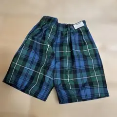 【新品】VAN MINI キッズ 半ズボン 青と緑のチェック柄