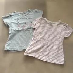 petit main プティプラTシャツ 2点セット　90cm
