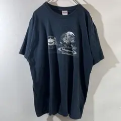 T-75 GILDAN スペーストレイン プリント ブラック Tシャツ Lサイズ