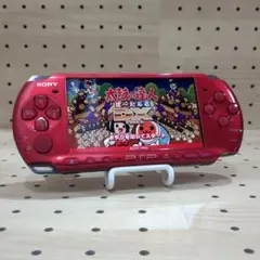 動作品 / 点検・整備済み psp3000 本体 ラディアント・レッド①