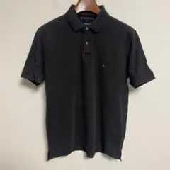 TOMMY HILFIGER トミーヒルフィガー ブラック ポロシャツ L