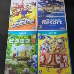 Wii Uソフト4本セット
