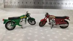 ミニチュア バイク 2台セット 昭和レトロ