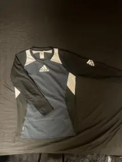 adidas 長袖 ウォームアップウェア ネイビー/ブラック