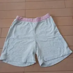 UNIQLO キッズ ハーフパンツ Mサイズ グレー・ピンク