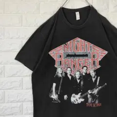 ナイトレンジャー 2010 ツアー バンドTシャツ US古着 半袖 ブラック L