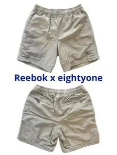 【目立つ汚れなし】Reebok x eightyone ウーブンショーツ M