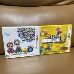 マリオ&ルイージRPG4 、Newスーパーマリオブラザーズ2 3DSソフト