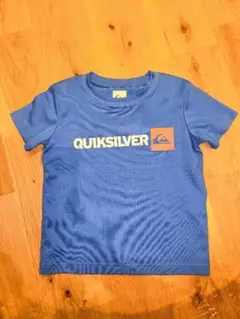 QUICKSILVER Tシャツ サイズ100 青　水陸両用