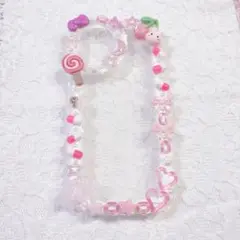 ハンドメイド♡iPhoneケース♡スマホケース♡ピンク♡赤♡量産型♡地雷系♡スナ