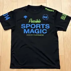 DESCENTE スポーツマジック Tシャツ S ブラック