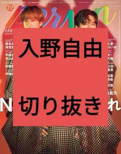 入野自由 TVガイド Person 切り抜き 抜けなし vol.156 最新号