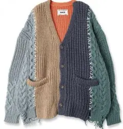 【美品】アモク 22AW マルチドッキング ニットガウン カーディガン M 2025年最新】amok カーディガンの人気アイテム - メルカリ