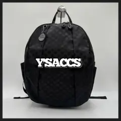 未使用 Y'SACCS 撥水 ポルカドット ジャガード ミニリュック ナイロン