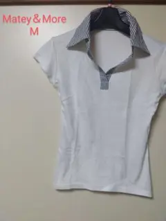 Matey＆More ホワイトカットソーM