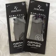 【ZEROFIT】ネイルカット両手用 ブラック18cm 2個セット