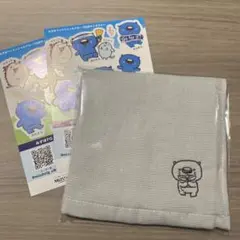 MIZUHO 刺繍入りハンドタオル 26×26cm