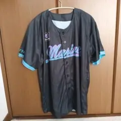 【未使用品】千葉ロッテ　ブラックサマー　配布ユニ
