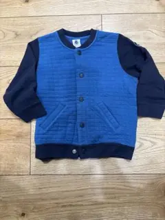 Petit Bateau プチバトー　トレーナー　前あき　81cm 18m