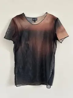 CLAN シースルー グラデーション Tシャツ S/M