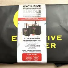 新品・未使用【大容量バッグ✖︎2個】コストコ Costco 黒 ブラック 大容量