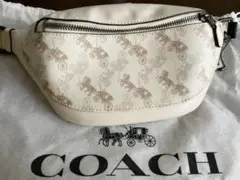 レア coach ボディバッグ 馬車柄