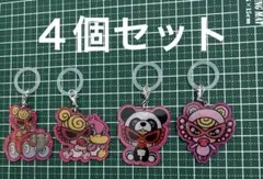 めじるしアクセサリー　アンブレラマーカー　ヒスミニ　４個セット