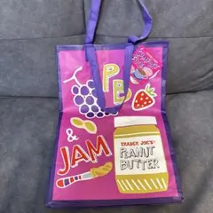Trader Joe's エコバッグ ピーナッツバターとマカロニ