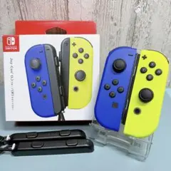 美品 人気カラー ブルー イエロー Switch 左右セット ジョイコン