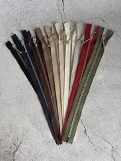 たまつきファスナー 25cm 10色セット