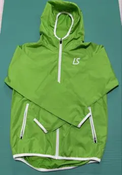 LUZ e SOMBRA フード付きピステ 緑色　130cm