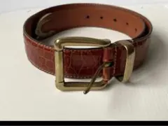 ENRIQUE LOEWE KNAPPE 型押しベルト
