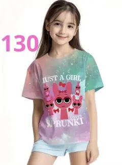 スプランキー　Tシャツ ゆめかわ　ピンキー　女の子　半袖　m8 130サイズ