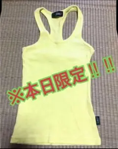 イエロー M タンクトップ ヴァンス