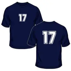 ドライＴシャツ/濃紺 番号「17」ご用意できるサイズ ➡ 140cm S