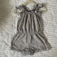 【1coin】baby GAP キャミソール型ロンパース 花柄 90cm