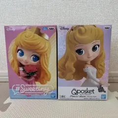 Disney princess aurora フィギュア2個セット