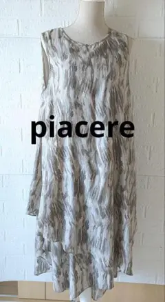【試着のみ】piacere ピアチェーレ　ノースリーブ　ワンピース