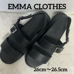 emmaclothes シャークソールサンダル　M ブラック