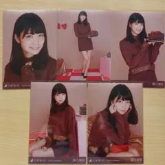 深川麻衣　2016.Valentine ５種コンプ 　生写真　乃木坂46
