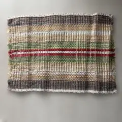 カラフルなボーダー模様のマット　マルチマット