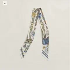 HERMES　2024SS　アルネドゥクール　ツイリー　スカーフ　エルメス　美品 HERMES エルメス スカーフ ツイリー アルネ ドゥ クール