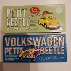 Volkswagen Petit Beetle チョコレート缶 2個