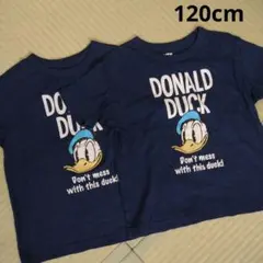 120cm ドナルドダック Tシャツ 2枚セット