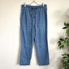 ANTIBAL アンティバル カジュアルパンツ　ウエストゴム　ゆったり　青　F