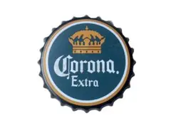王冠スチール看板コロナエクストラ立体サインプレート