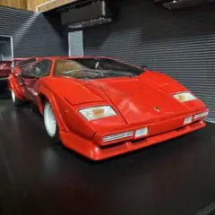 絶版未展示品 京商 1/18 ランボルギーニ カウンタック LP500 レッド