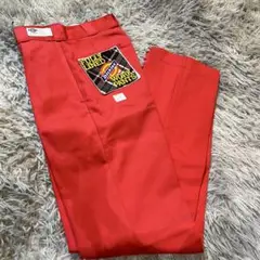 【デッドストック】ディッキーズ　レッド　パンツ　　26 36
